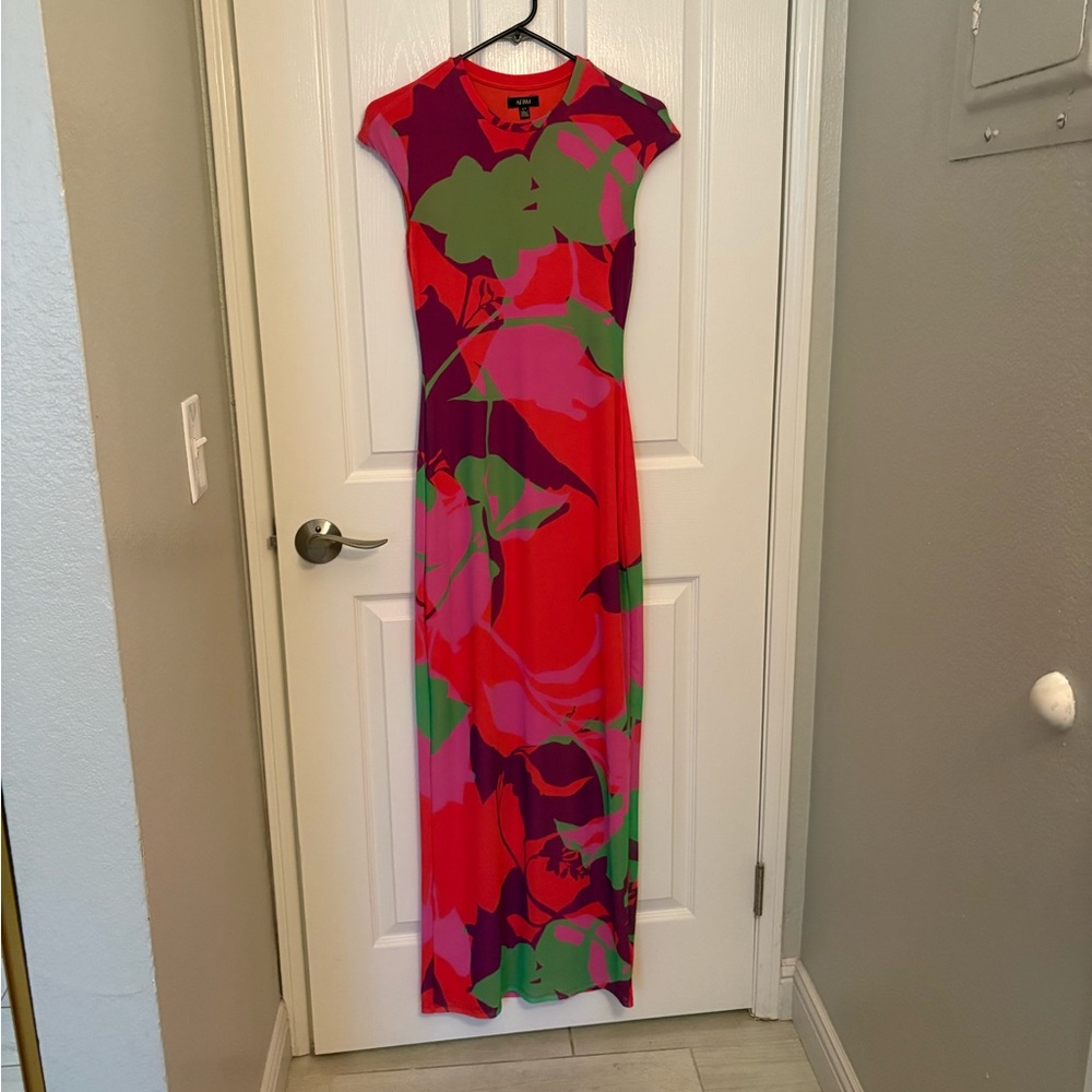 Colorful Floral Maxi Dress